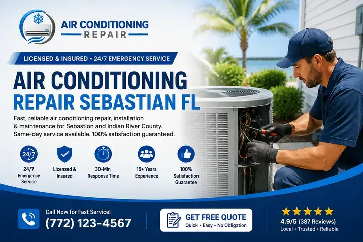 Air Conditioning Repair Sebastian FL | Same-Day AC Pros